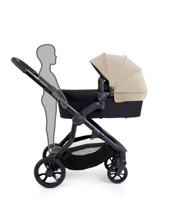 iCandy Orange 4 Pushchair with Cocoon Car Seat & Base - Jet Latte Edition