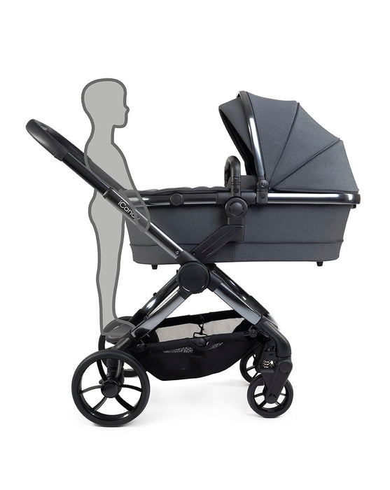 iCandy Peach 7 Complete Bundle with Cocoon Car Seat & Base - Dark Grey - Late May Delivery