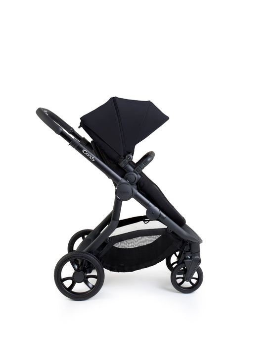 iCandy Orange 4 Pushchair with Cocoon Car Seat & Base - Jet Black Edition