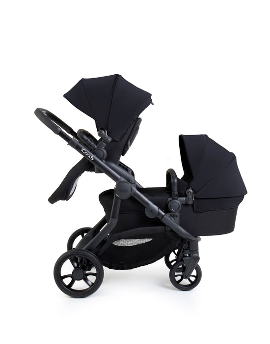 iCandy Orange 4 Pushchair with Cocoon Car Seat & Base - Jet Black Edition