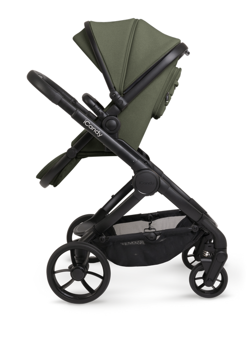 New iCandy Peach 7 Complete Bundle with Cocoon Car Seat - Ivy - May Delivery