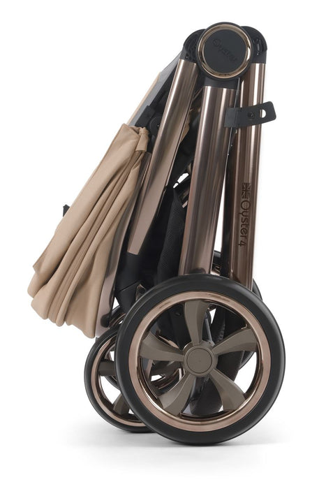 BabyStyle Oyster 4 in Fawn Essential Bundle with Cybex Cloud T and Base