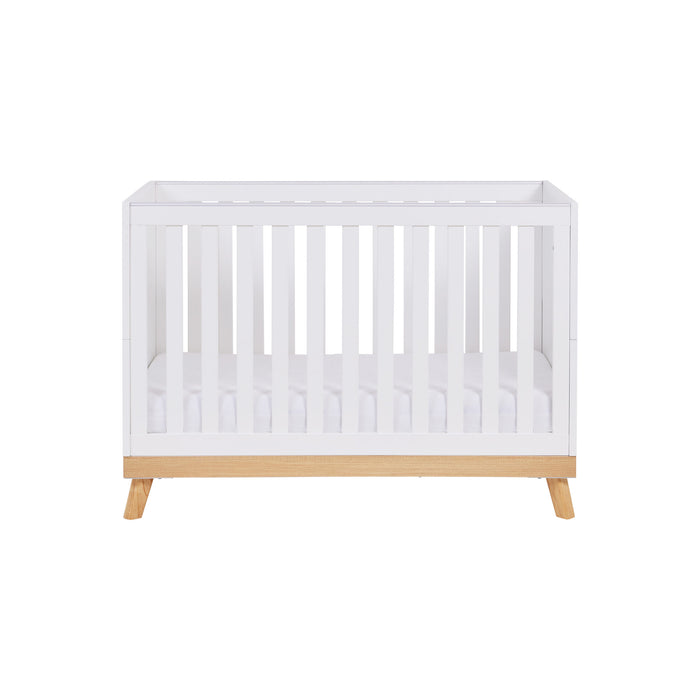 Babymore Mona Mini Cot Bed - White