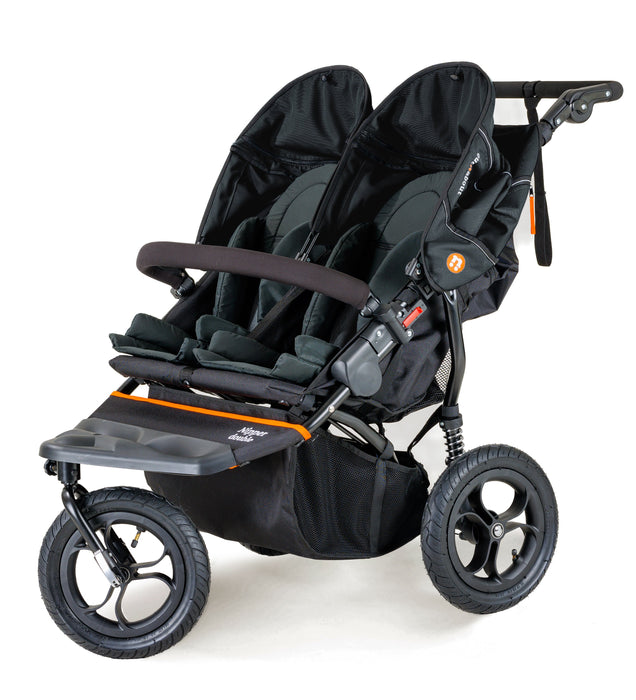 Out n About Double Nipper V5 Newborn & Toddler Starter Bundle - Forest Black - Delivery Early December