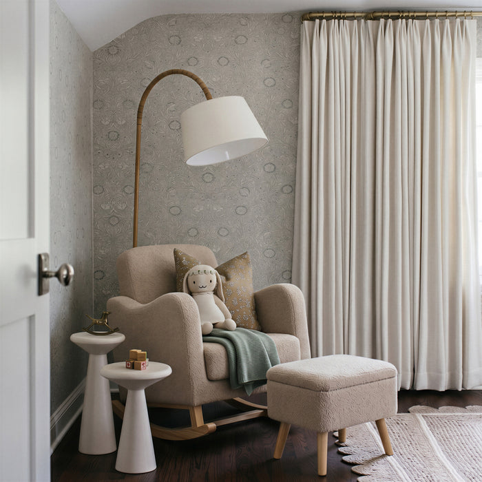 Bebe & Beyond Soother Nursing Chair & Stool - Biscuit Ted - End of October Delivery