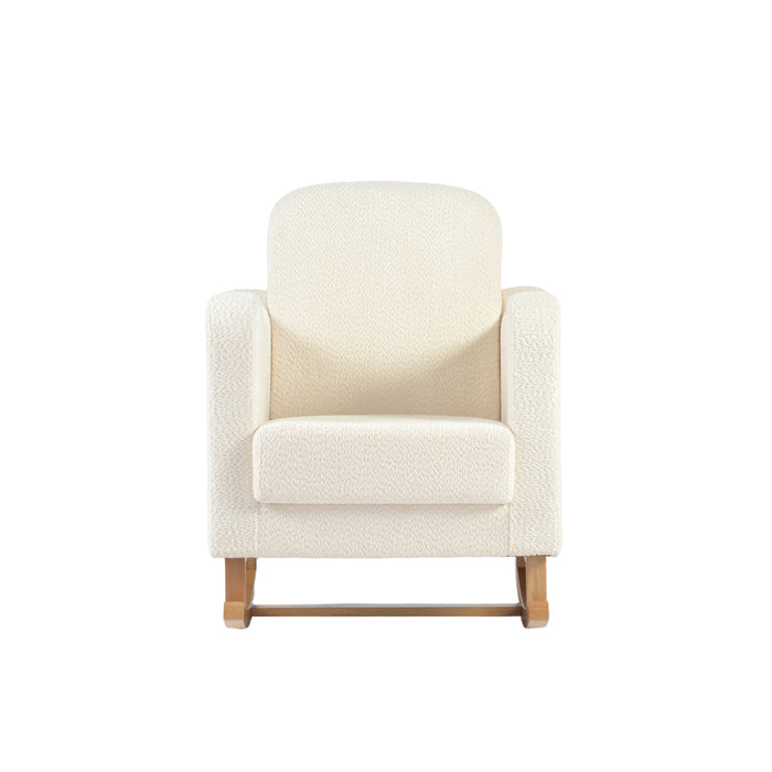 Bebe & Beyond Soother Nursing Chair - Off White Boucle - End of October Delivery