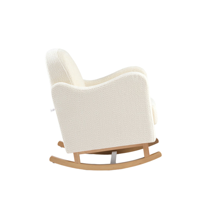 Bebe & Beyond Soother Nursing Chair - Off White Boucle - End of October Delivery
