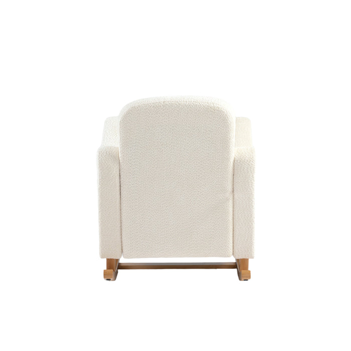 Bebe & Beyond Soother Nursing Chair - Off White Boucle - End of October Delivery
