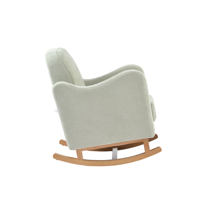 Bebe & Beyond Soother Nursing Chair - Sage Boucle - End of October Delivery