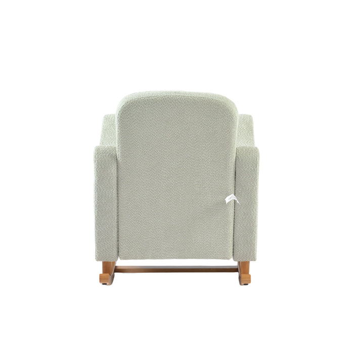 Bebe & Beyond Soother Nursing Chair - Sage Boucle - End of October Delivery