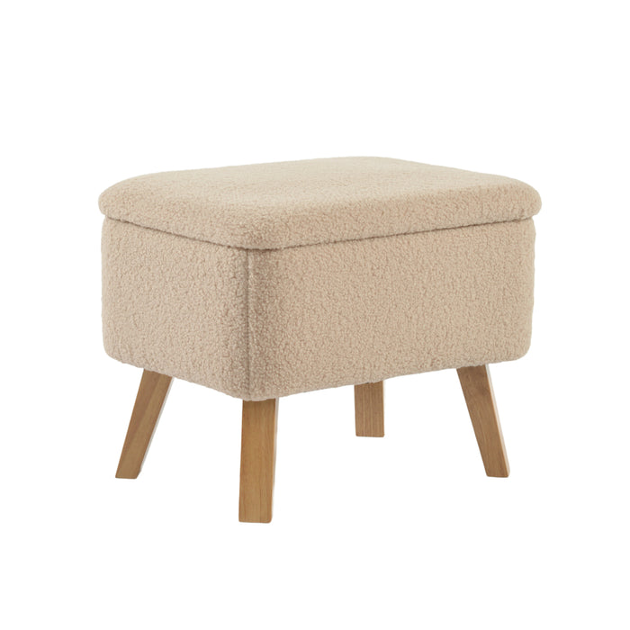 Bebe & Beyond Soother Nursing Chair & Stool - Oat Ted - End of October Delivery