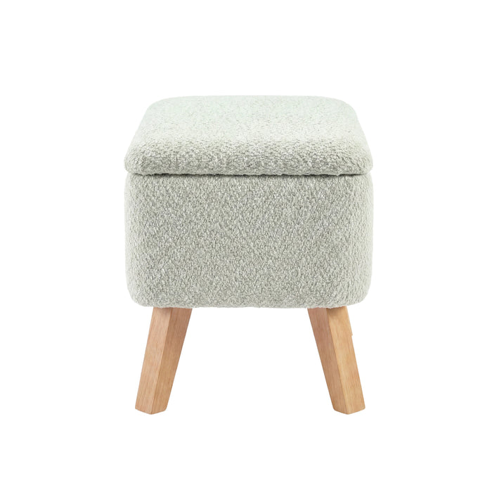 Bebe & Beyond Soother Nursing Chair & Stool - Sage Boucle - End of October Delivery