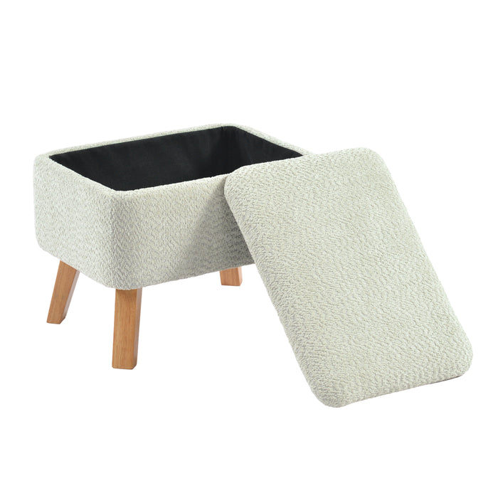 Bebe & Beyond Soother Nursing Chair & Stool - Sage Boucle - End of October Delivery