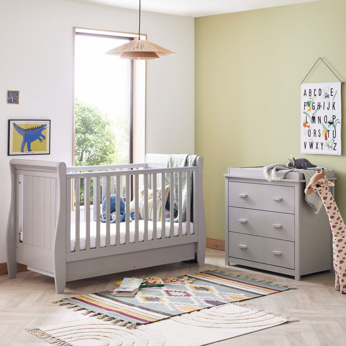 Babymore Stella 2 Piece Room Set - Grey - Delivery Early Jan