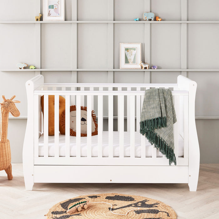 Babymore Stella 3 Piece Room Set - White - Delivery Early Jan