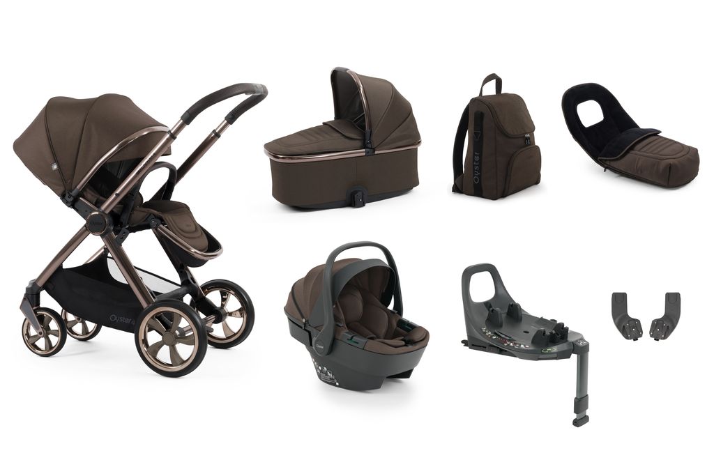 BabyStyle Oyster 4 in Chocolate Velvet Luxury Bundle