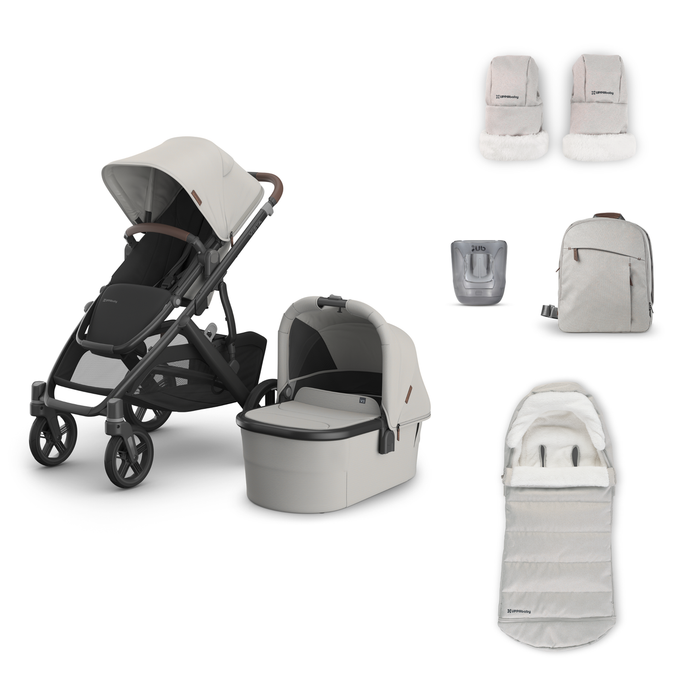 UPPAbaby Vista V3 in Savannah with Accessories Pack