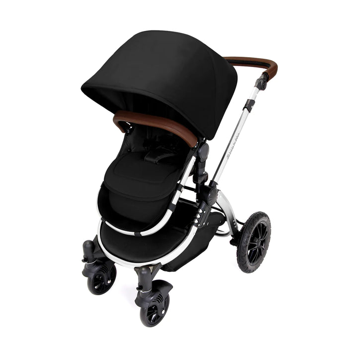Ickle Bubba Stomp V4 - Chrome/Black/Tan with Galaxy Car Seat