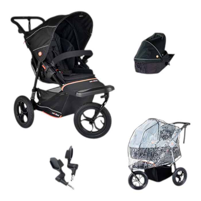 Out n About Single Nipper V6 Newborn Bundle - Summit Black - Early January 2026