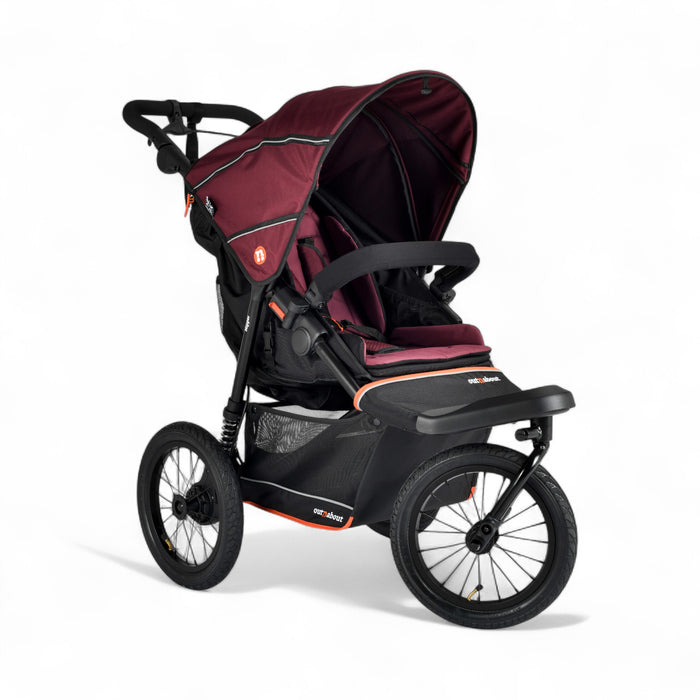 Out n About Nipper V6 Plus (Running) Pushchair Brambleberry Red - Early January 2026