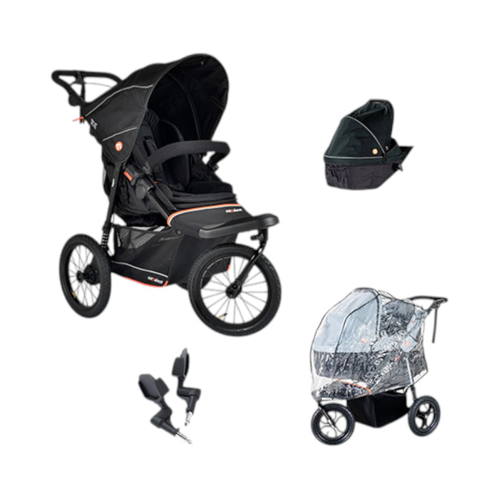 Out n About Nipper V6 Plus Newborn Bundle Summit Black -Early January 2026