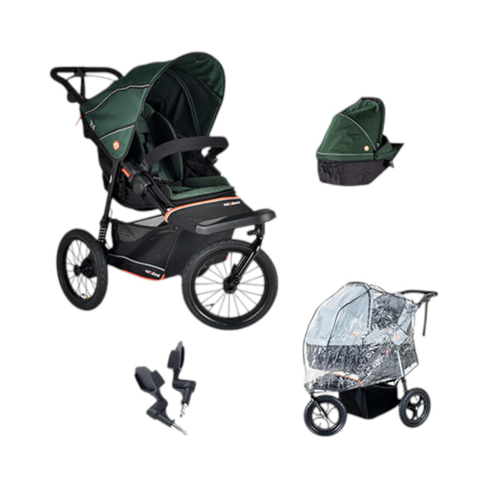 Out n About Nipper V6 Plus Newborn Bundle Sycamore Green - Early January 2026