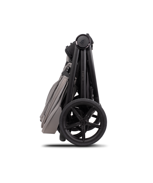 Venicci Claro2 - Luxury Bundle with Tiago Car Seat & Swivel Base - Fog