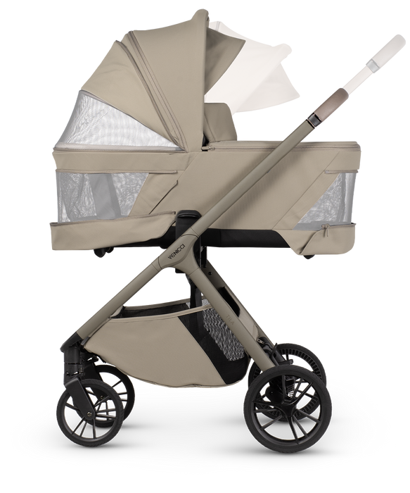 Venicci Tila - Luxury bundle with Tiago Car Seat & Base Black - Latte - Delivery Mid August