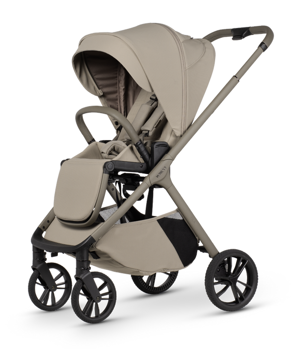 Venicci Tila - Luxury bundle with Tiago Car Seat & Base Black - Latte - Delivery Mid August