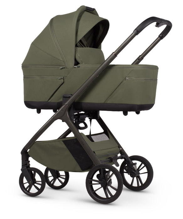 Venicci Tila - Ultimate Bundle with Tiago Car Seat & Base Black - Olive - Delivery Mid August