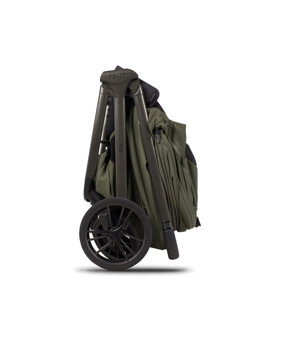 Venicci Tila - Ultimate Bundle with Tiago Car Seat & Base Black - Olive - Delivery Mid August