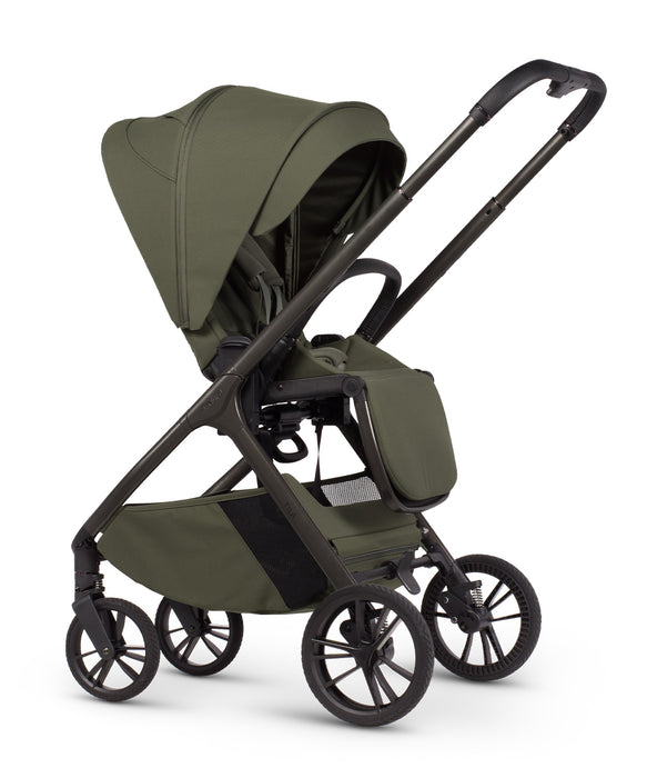 Venicci Tila - Ultimate Bundle with Tiago Car Seat & Base Black - Olive - Delivery Mid August