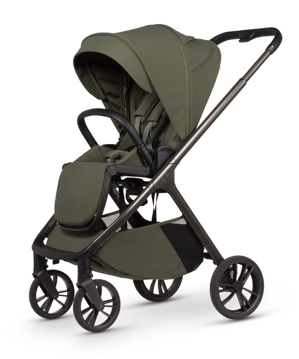 Venicci Tila - Ultimate Bundle with Tiago Car Seat & Base Black - Olive - Delivery Mid August