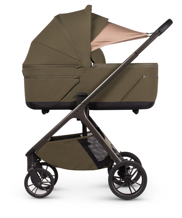 Venicci Tila - Ultimate Bundle with Tiago Car Seat & Base Black - Olive - Delivery Mid August