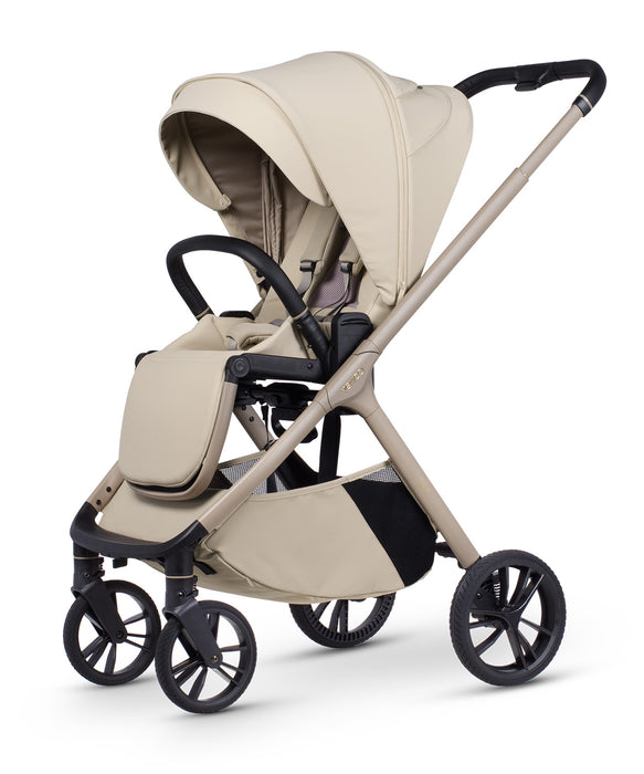 Venicci Tila - Luxury bundle with Tiago Car Seat & Base Black - Sabbia - Delivery Early August