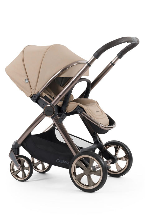 BabyStyle Oyster 4 in Fawn Essential Bundle with Cybex Cloud T and Base