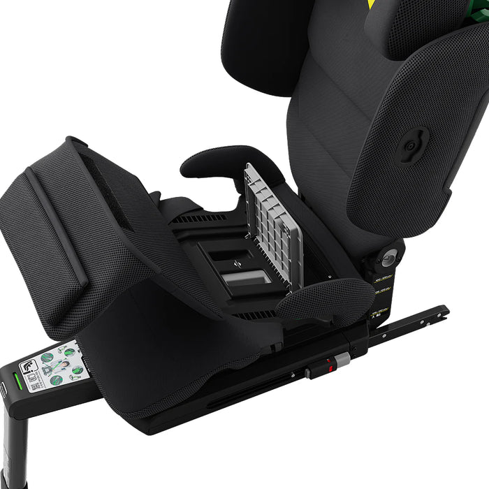 Axkid Up High Back Booster - Coastal Storm Black