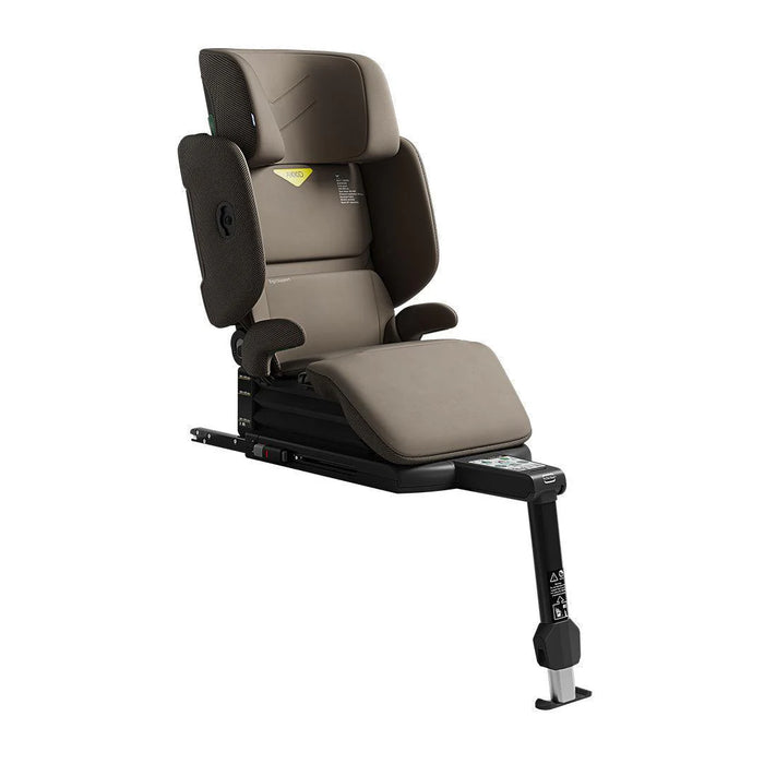 Axkid Up High Back Booster - Driftwood Beige includes travel bag, footrest and cup holder