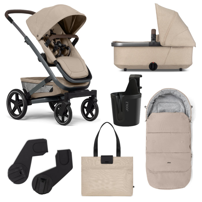Joolz Geo3 Classic Bundle Sandy Taupe with Cybex Cloud T i-Size