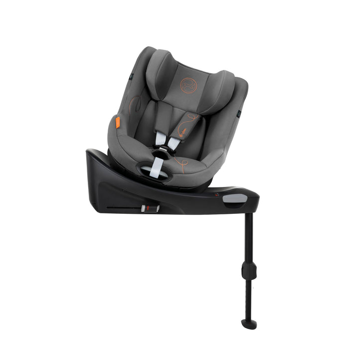 Cybex Sirona Gi i-Size 360° Rotating Isofix Toddler Car Seat - Lava Grey with FREE Sensor Safe Infant Kit