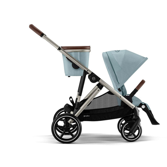 Cybex Gazelle S Bundle with Cloud T Swivel Car Seat & Base - Sky Blue/Taupe Frame - June Delivery