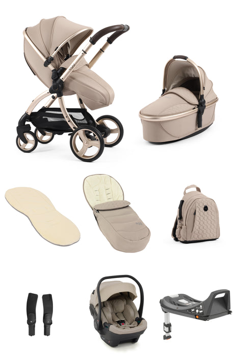 egg3 Feather Bundle Luxury Package with egg Shell Car Seat & Base - Delivery Late June