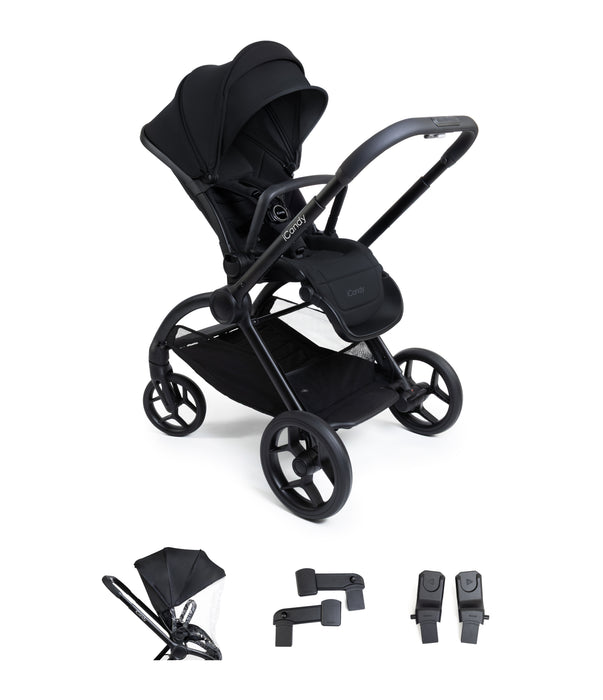 iCandy Core2 Stroller & Carrycot Complete Bundle - Black