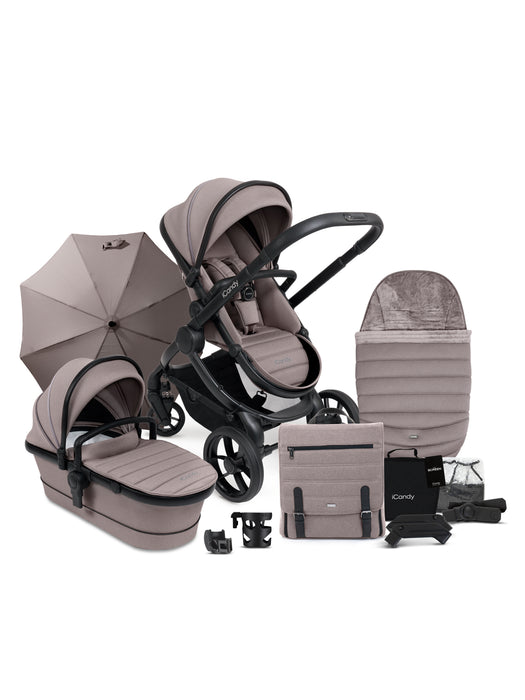 iCandy Peach 7 - Porcini Cybex Car Seat & Base Bundle - In Store Only - December Delivery