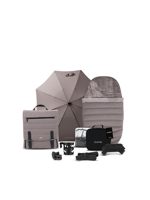 iCandy Peach 7 - Porcini Cybex Car Seat & Base Bundle - In Store Only - December Delivery