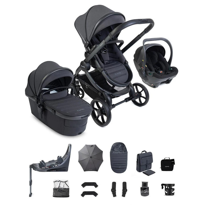 iCandy Peach 8 Complete Bundle in Grey with Cocoon 360 and Base - June Delivery