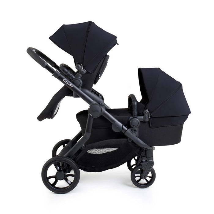 iCandy Orange 4 Double Pushchair - Jet Black Edition