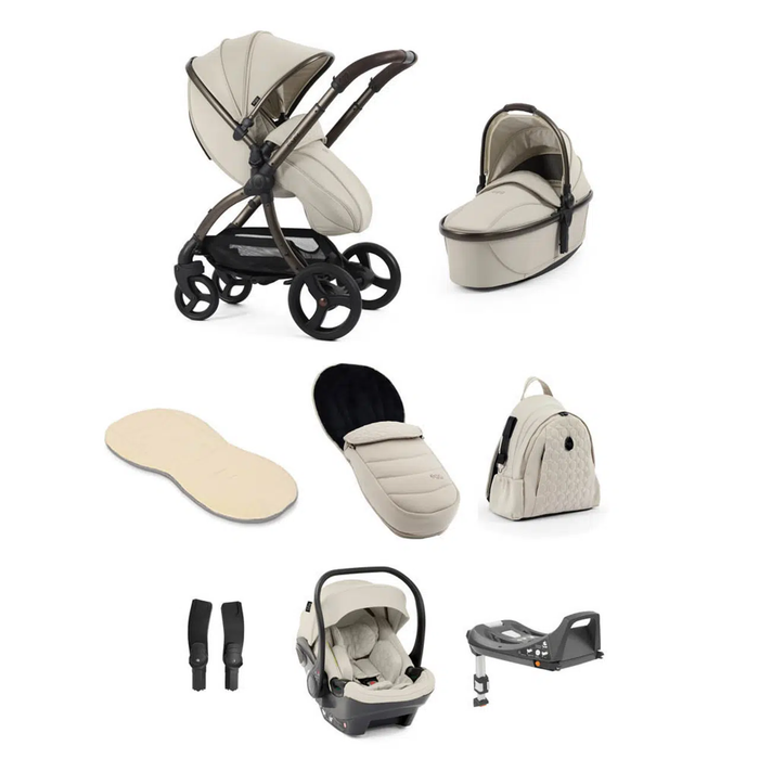 egg3 Cashmere Bundle Luxury Package with Shell Car Seat