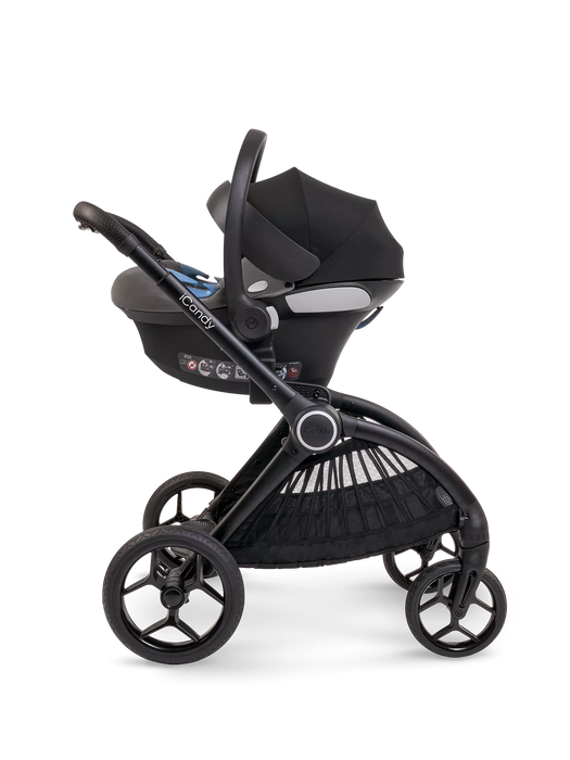 iCandy Core Complete Bundle with Cocoon Car Seat & Base - Jet Black Edition