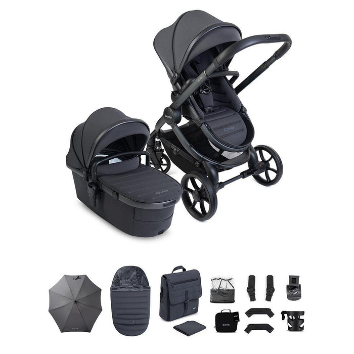 iCandy Peach 8 Complete Bundle in Grey - June Delivery